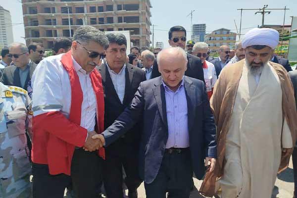 بازدید استاندار مازندران از سواحل بابلسر؛ تأکید بر لزوم افزایش ناجیان غریق