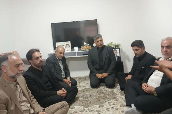 دیدار و دلجویی مسئولان از خانواده زنده‌یاد حسن غلامی ناجی غریق شجاع
